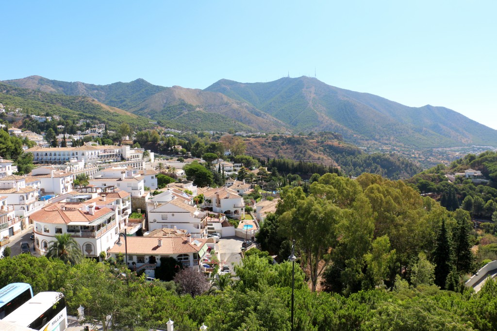 Vista de Mijas y el Cerro del Moro