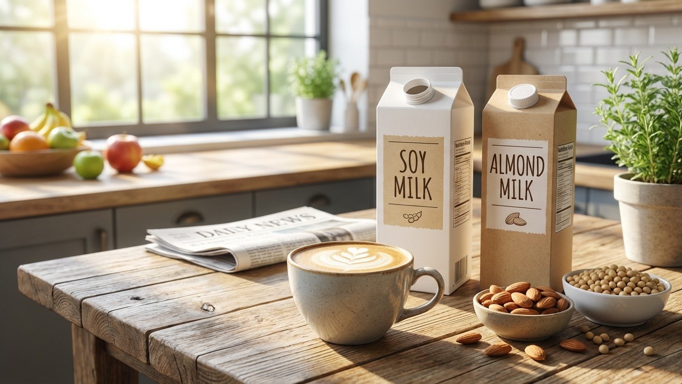 De bebida de almendras a soja: el cambio nutricional que transformó mi desayuno