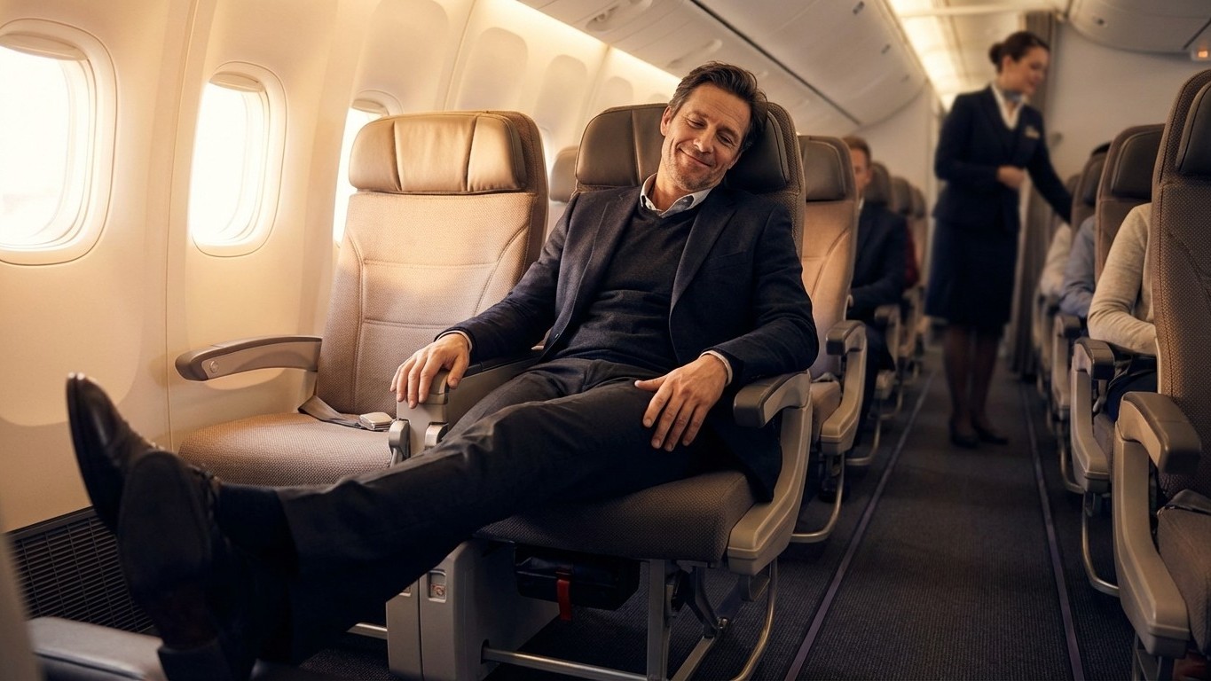 Años volando en turista: lo que descubrí al fin en premium economy