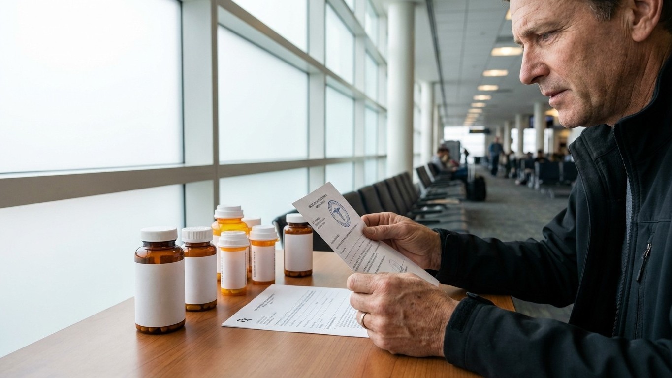 «Casi me confiscan todo en el aeropuerto»: el documento que nadie prepara al viajar con medicamentos fuera de la UE