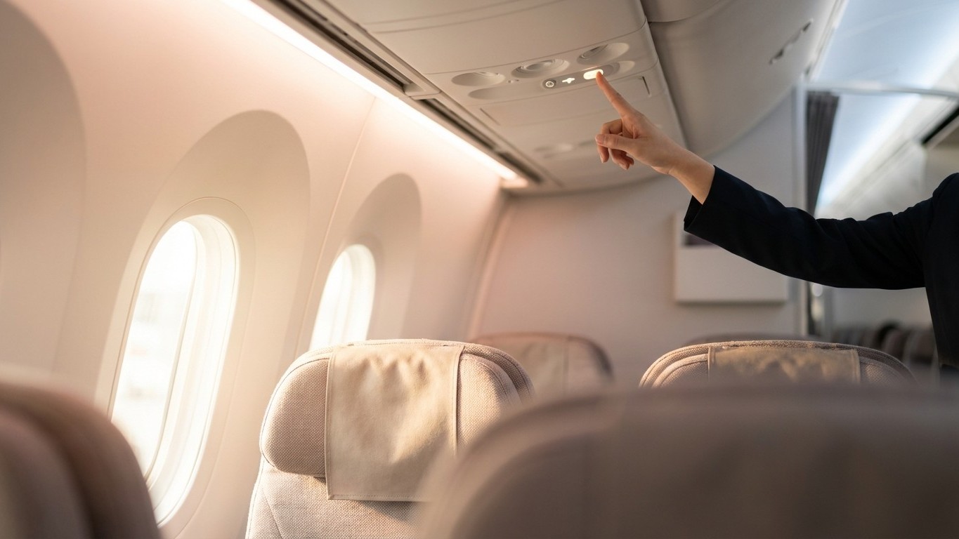 Ese 'ding' en el avión tiene un secreto vital para tu seguridad