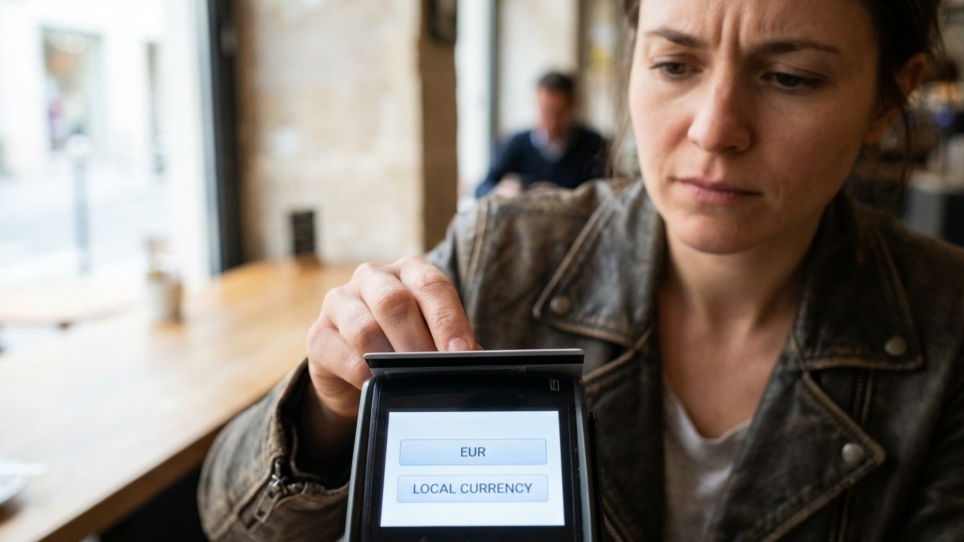 El botón que te roba cientos de euros en cada viaje: cómo el DCC te está vaciando la cartera sin que lo notes