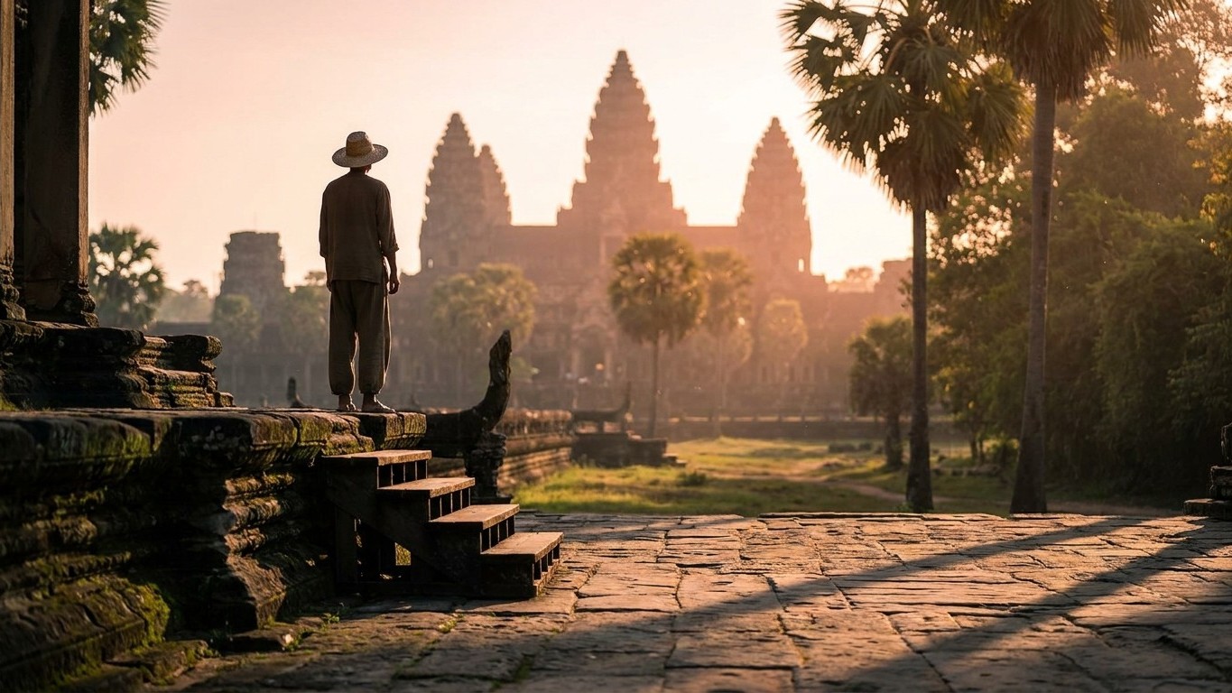 El secreto de Angkor que el 90% de viajeros ignora: un atardecer gratis que ya pagaste