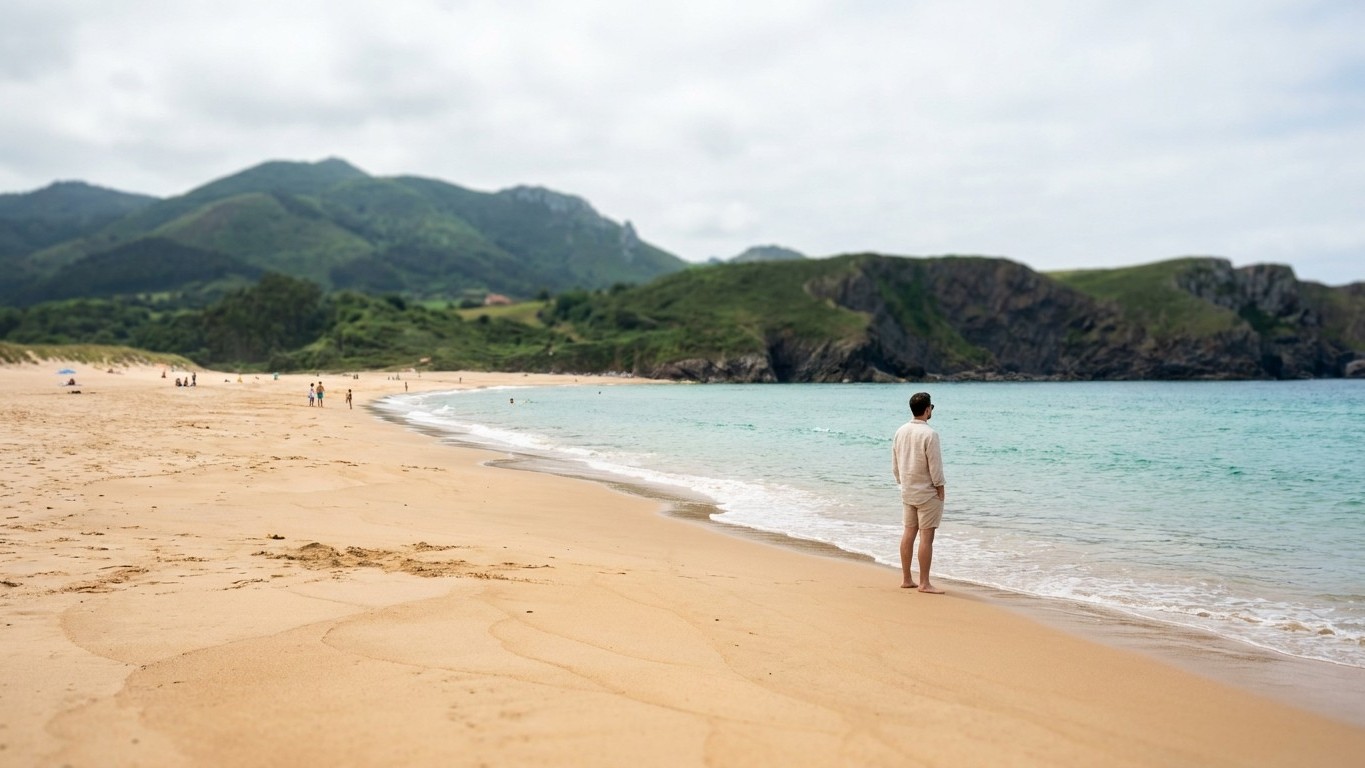 Adiós al sur abrasador: descubre la costa cantábrica donde el mar respira a 22°C y los bosques ofrecen escape del infierno...