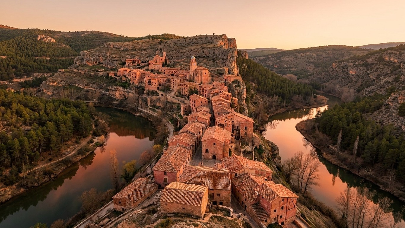 Albarracín: El pueblo rosado que colgó mil años de historia sobre un meandro turolense