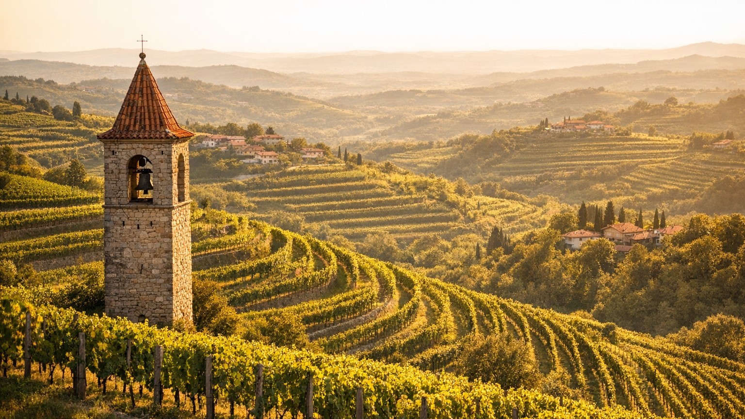 Descubrí la Toscana eslovena: viñedos medievales, vino excepcional y precios que no duelen