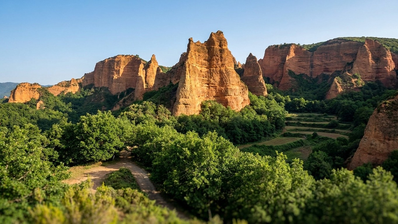 Las Médulas: La Mayor Mina de Oro Romana Que Transformó una Montaña para Siempre