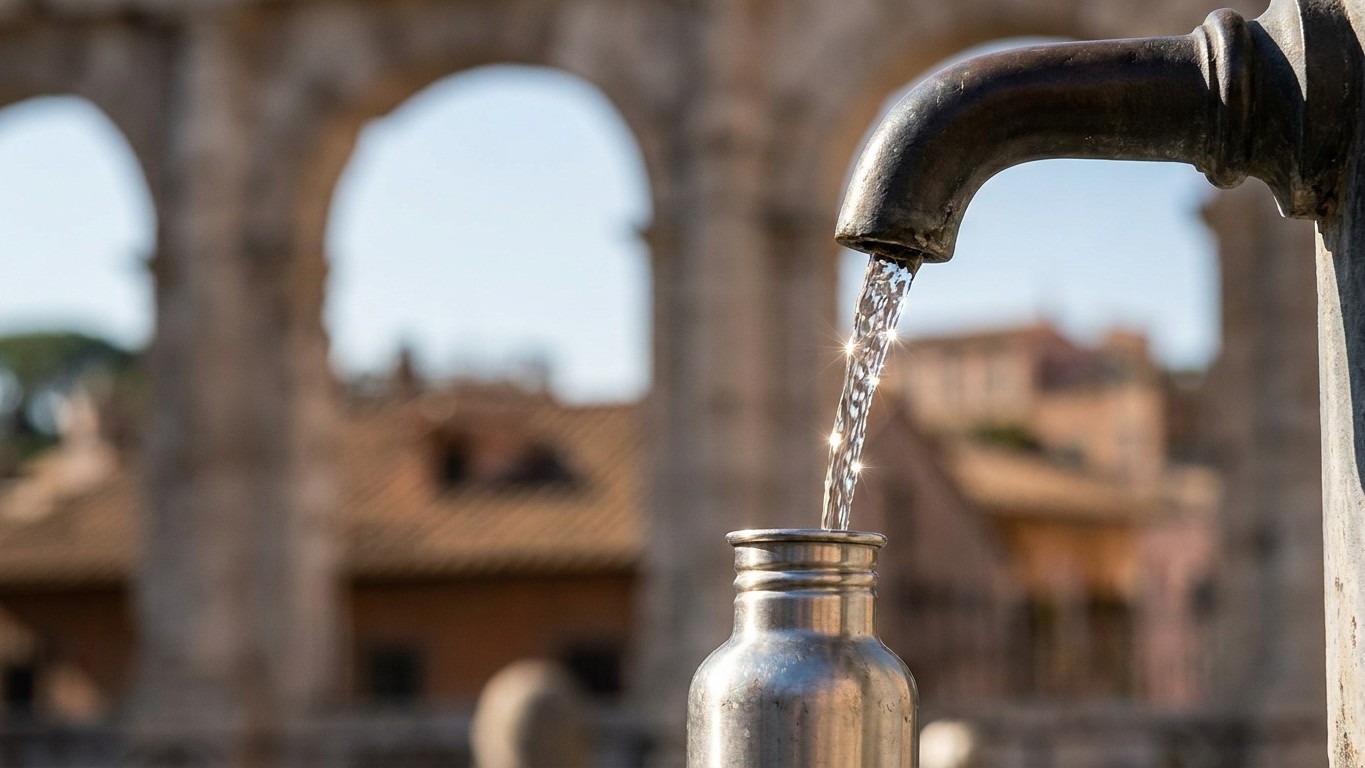 Me gasté 3 € en una botella de agua junto al Coliseo durante toda una semana: el día que abrí el mapa de la ACEA, entendí ...