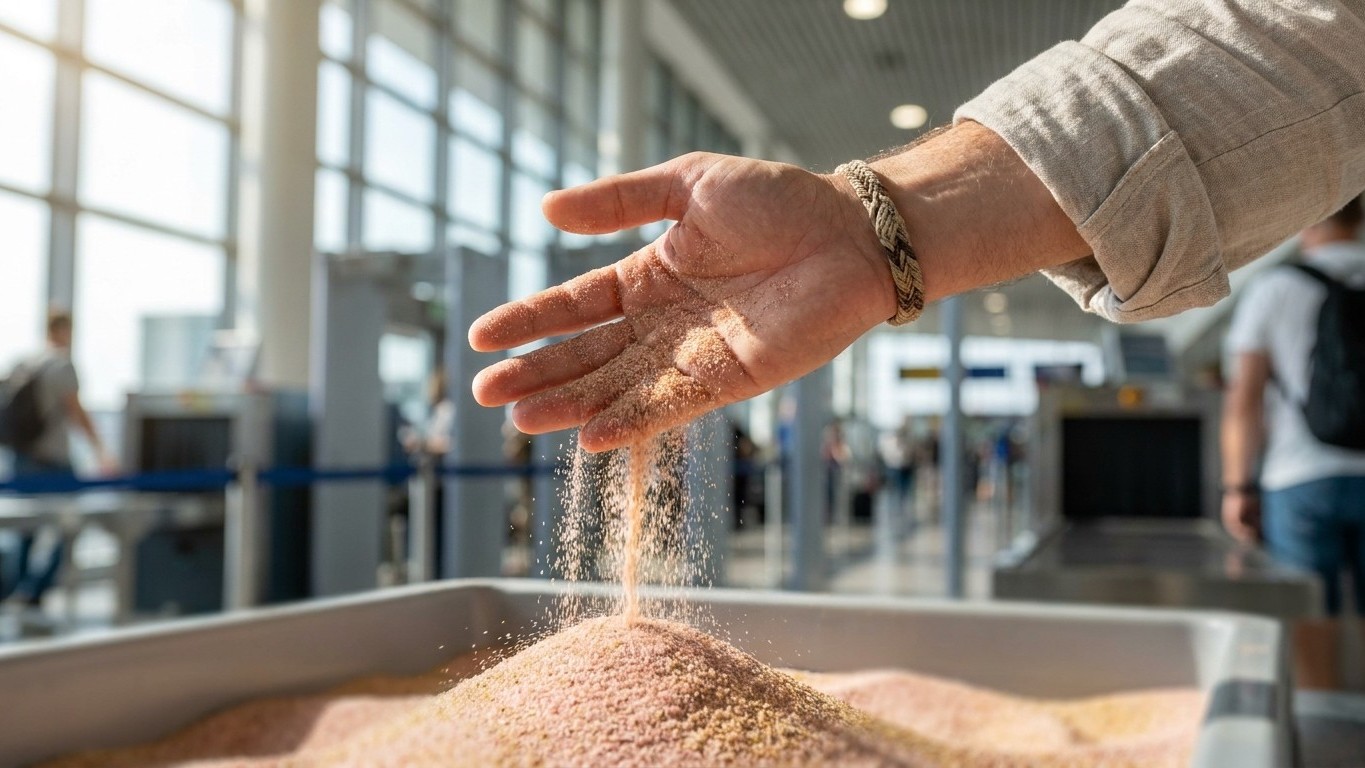 Metí un puñado de arena de Cerdeña en la maleta solo como recuerdo: en el aeropuerto de Cagliari comprendí lo que me iba a...