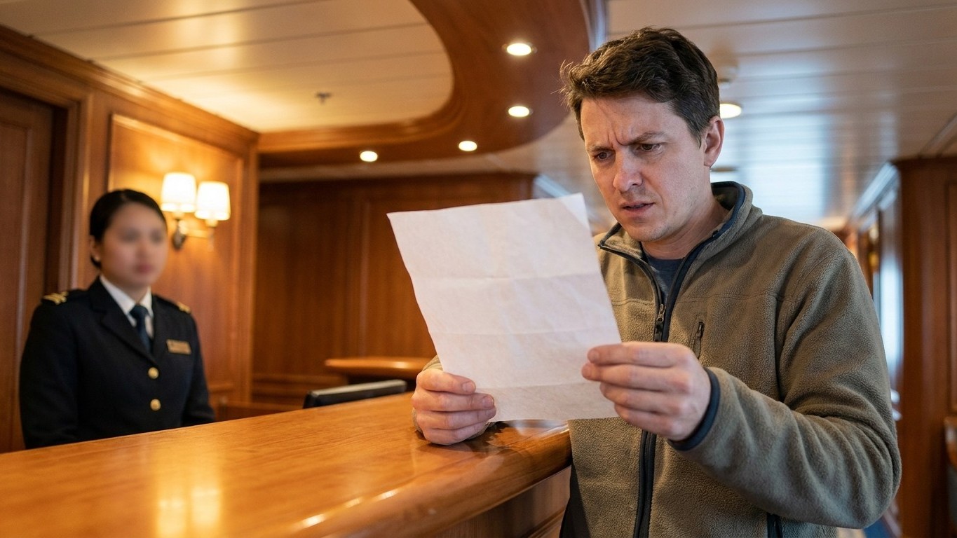 Pagué 10 € por persona y noche durante los siete días del crucero solo por no preguntar: el día que pedí el desglose de la...