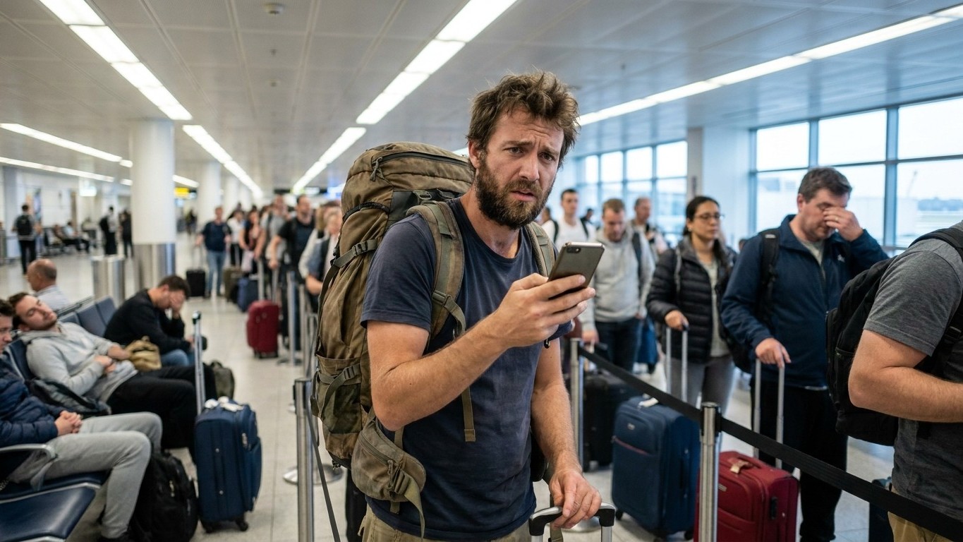 « Pensaba que la tasa se abonaba en el mostrador como siempre » : por qué los viajeros sin QR acaban en una fila aparte al...