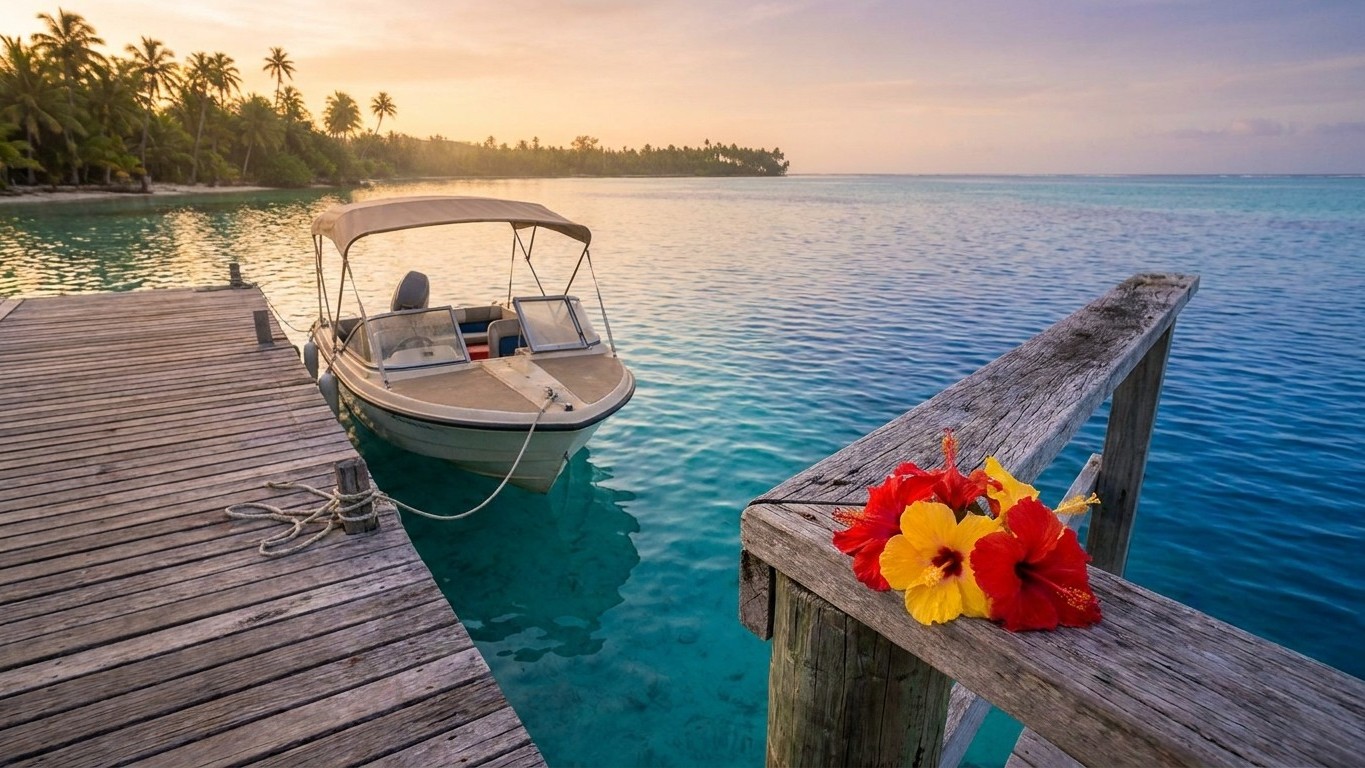 Yo pensaba que aterrizar en Bora Bora era como en cualquier aeropuerto: al bajar del avión, entendí por qué ningún taxi po...