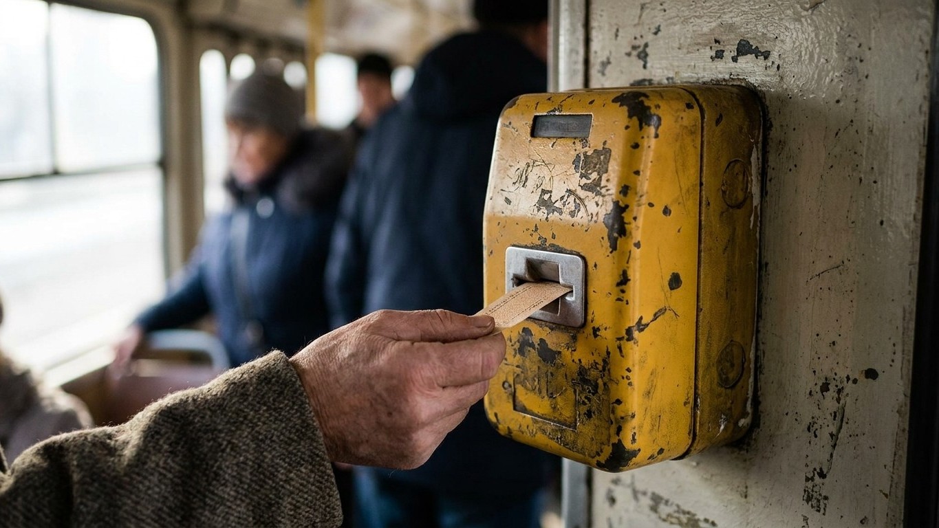 Los cracovianos tocan siempre la máquina amarilla nada más subir al tranvía, y no es para comprar el billete