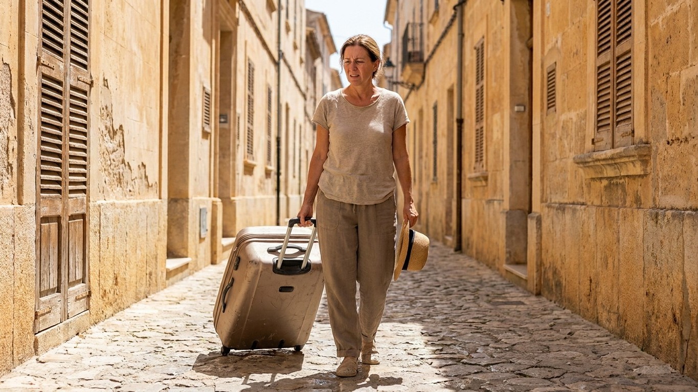 Metí el coche de alquiler hasta la entrada de Perast solo para no arrastrar la maleta: en la primera barrera ya era tarde