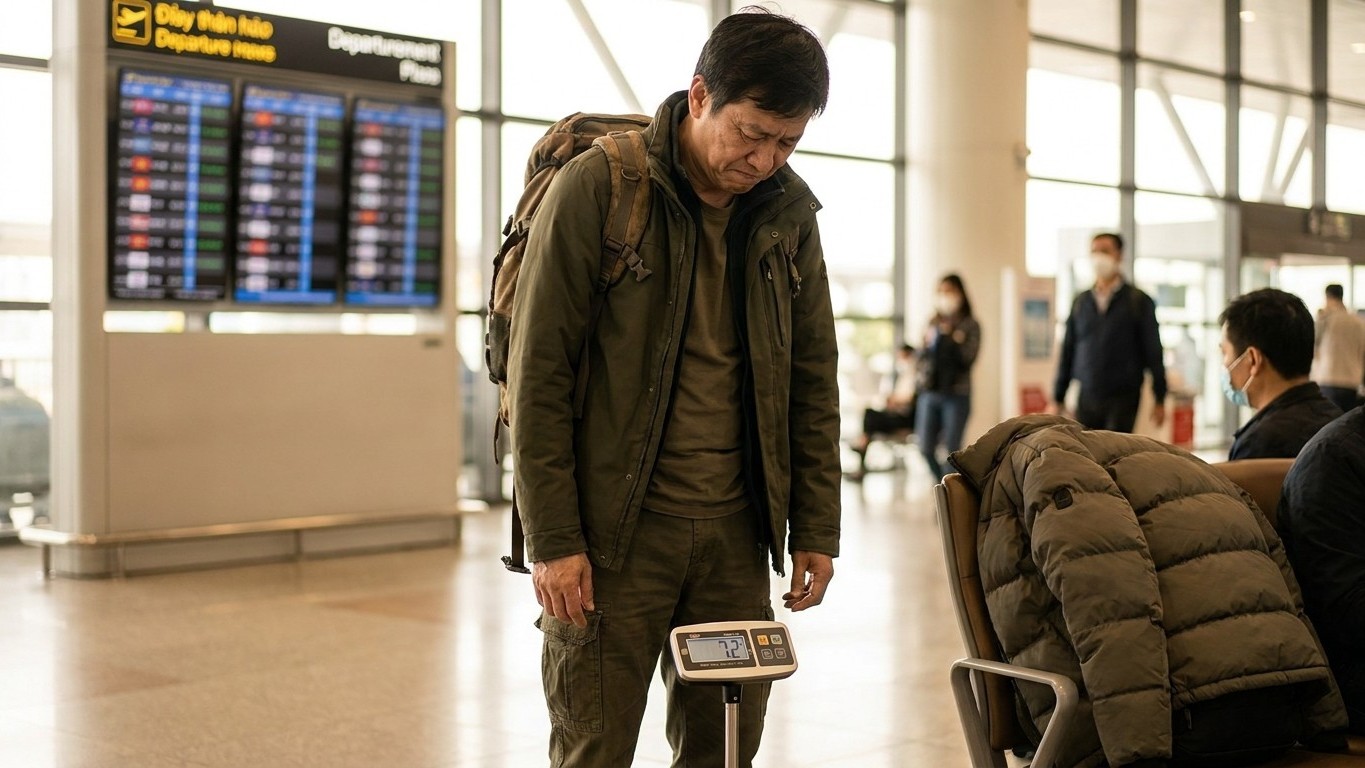 Metí un abrigo de más en la mochila antes del Hanói–Da Nang solo para no facturar: en la puerta de embarque entendí lo que...