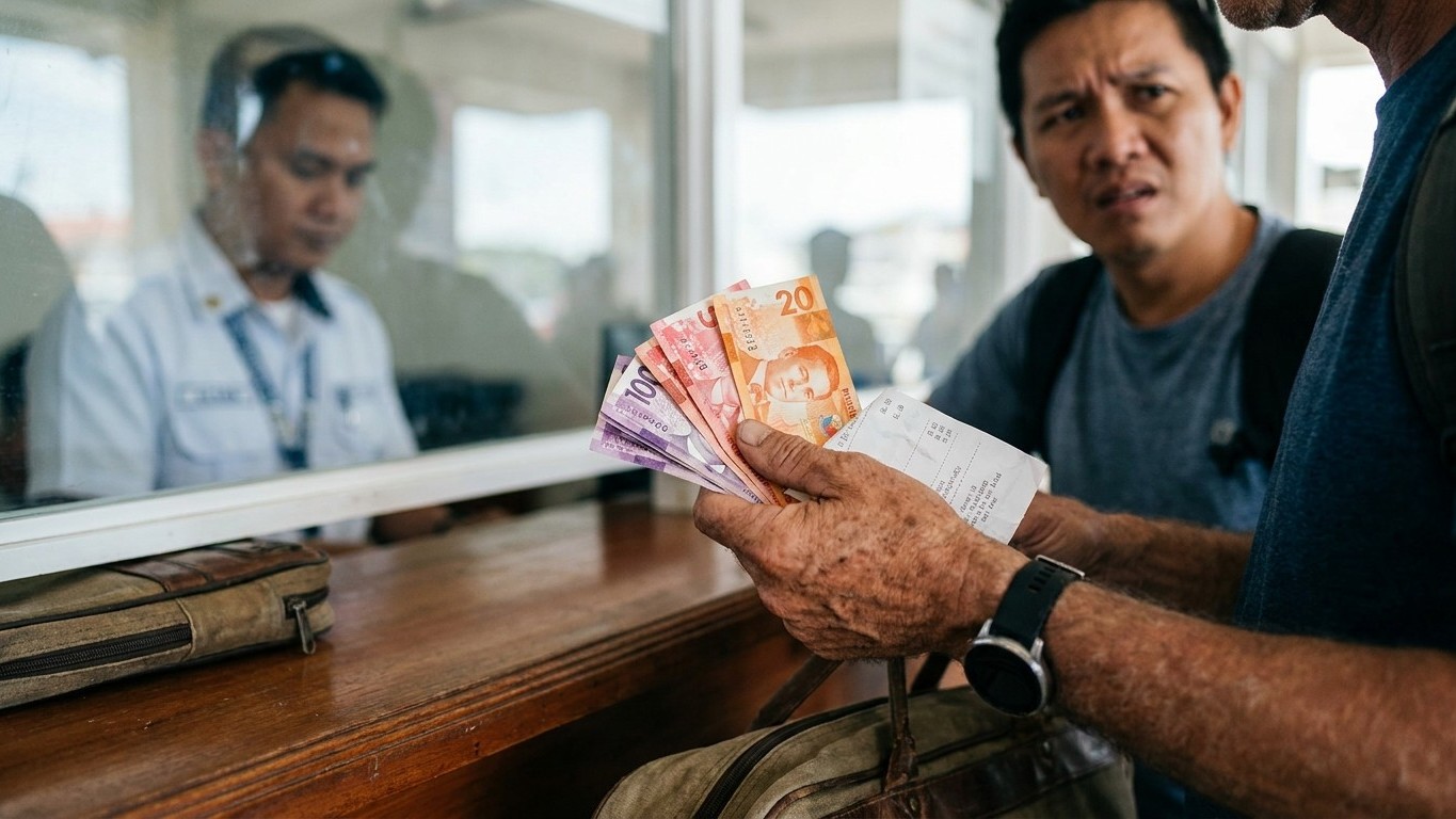 Quise pasar el control de Caticlan con 500 pesos justos: me pararon en seco y nadie me había avisado de lo que se cobra al...