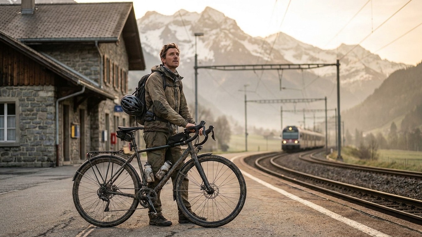Subí con la bici al tren de la línea de Bohinj sin reservar plaza solo para no hacer cola en taquilla: cuando el revisor l...